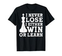 I Never Lose I Either Win Or Learn Value Graphic T-Shirt