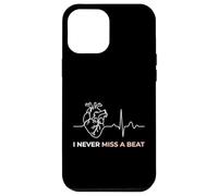 I Never Miss A Beat Heart Medical EKG Cardiac Cardiology Case for iPhone 12 Pro Max