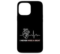 I Never Miss A Beat Heart Medical EKG Cardiac Cardiology Case for iPhone 13 Pro Max