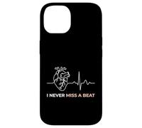 I Never Miss A Beat Heart Medical EKG Cardiac Cardiology Case for iPhone 14