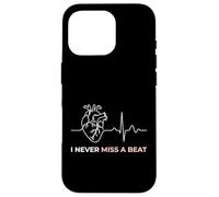 I Never Miss A Beat Heart Medical EKG Cardiac Cardiology Case for iPhone 16 Pro