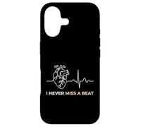 I Never Miss A Beat Heart Medical EKG Cardiac Cardiology Case for iPhone 17