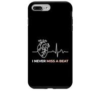 I Never Miss A Beat Heart Medical EKG Cardiac Cardiology Case for iPhone 7 Plus/8 Plus