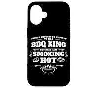 I Never Thought Humor BBQ King Smoking Hot Funny Grilling Case for iPhone 16