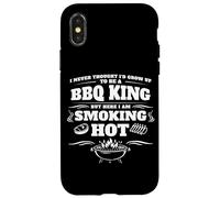 I Never Thought Humor BBQ King Smoking Hot Funny Grilling Case for iPhone X/XS