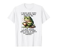 I Never Wish Death Upon Anyone who Wrongs me Frog T-Shirt