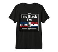 I No Black I'm Dominican Republic Pride Flag Premium T-Shirt