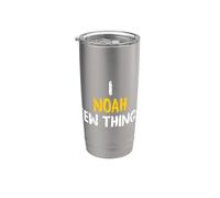 I Noah Few Things Funny Noah Name Pun Humor Stainless Steel Insulated Tumbler