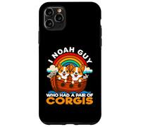 I Noah Guy Who Had A Pair Of Corgis Noah's Ark Welsh Corgi Case for iPhone 11 Pro Max