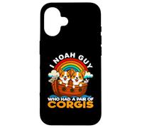 I Noah Guy Who Had A Pair Of Corgis Noah's Ark Welsh Corgi Case for iPhone 16
