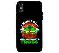 I Noah Guy Who Had A Pair Of Frogs Noah's Ark Amphibian Case for iPhone X/XS