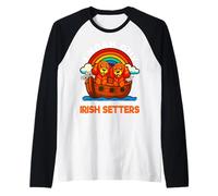 I Noah Guy Who Had A Pair of Irish Setters Noah's Ark Dog Raglan Baseball Tee