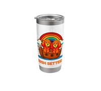 I Noah Guy Who Had A Pair of Irish Setters Noah's Ark Dog Stainless Steel Insulated Tumbler