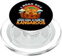 I Noah Guy Who Had A Pair Of Kangaroos Noah's Ark Religious PopSockets PopGrip for MagSafe