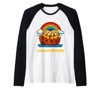 I Noah Guy Who Had A Pair of Labrador Retrievers Noah's Ark Raglan Baseball Tee