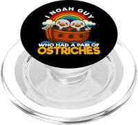 I Noah Guy Who Had A Pair Of Ostriches Noah's Ark Religious PopSockets PopGrip for MagSafe