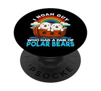 I Noah Guy Who Had A Pair Of Polar Bears Noah's Ark Religion PopSockets Adhesive PopGrip