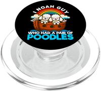 I Noah Guy Who Had A Pair Of Poodles Noah's Ark Religious PopSockets PopGrip for MagSafe