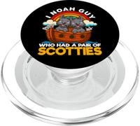 I Noah Guy Who Had A Pair Of Scotties Noah's Ark Church Pun PopSockets PopGrip for MagSafe