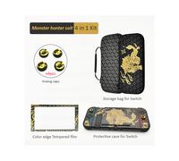 (I(Normal SWITCH)) 2021 Monster Hunter Storage Bag for Nintendo Switch Travel Carrying Case Protective Shell for NS Switch Console Game Accessories