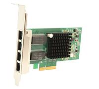 I/O Crest 4 Port Gigabit 10/100/1000 BASE-T LAN Ethernet Intel i350-AM4 Chipset PCI-E X4 Network Interface Card NIC SY-PEX24045