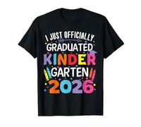 I Officially Graduated Kindergarten Class of 2026 Graduation T-Shirt