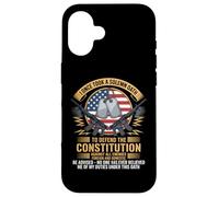 I Once Took A Solemn Oath To Defend The Constitution Veteran Case for iPhone 16