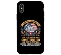 I Once Took A Solemn Oath To Defend The Constitution Veteran Case for iPhone X/XS