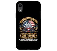 I Once Took A Solemn Oath To Defend The Constitution Veteran Case for iPhone XR