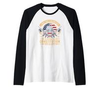 I Once Took A Solemn Oath To Defend The Constitution Veteran Raglan Baseball Tee