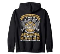 I Once Took A Solemn Oath To Defend The Constitution Zip Hoodie