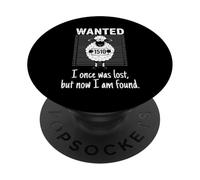 I Once Was Lost But Now I Am Found Bible Verse Christian PopSockets Adhesive PopGrip