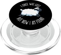 I Once Was Lost But Now I Am Found Bible Verse Christian PopSockets PopGrip for MagSafe