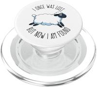 I Once Was Lost But Now I Am Found Bible Verse Christian PopSockets PopGrip for MagSafe