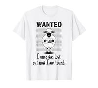 I Once was Lost But Now I Am Found Bible Verse Christian T-Shirt