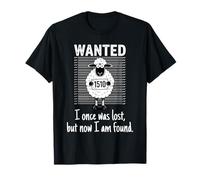 I Once was Lost But Now I Am Found Bible Verse Christian T-Shirt