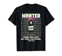 I Once was Lost But Now I Am Found Lost Sheep Luke 15:10 Fun Value Graphic T-Shirt
