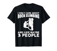 I Only Care About Climbing Vintage Funny Climber Boulder T-Shirt