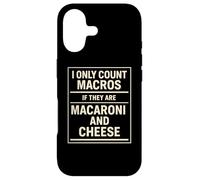 I Only Count Macros Funny Food Case for iPhone 17