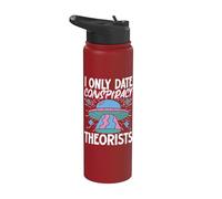 I Only Date Conspiracy Theorists Stainless Steel Insulated Water Bottle