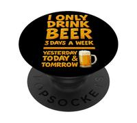 I only Drink Beer Speech Costume for Man and Woman PopSockets Adhesive PopGrip