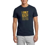 I Only Drink Malt Whisky On Days that Start with T Men's T-Shirt Navy