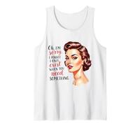 I Only Exist When You Need Something Retro Housewifes Tank Top