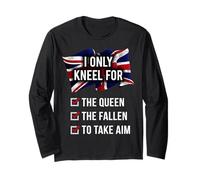 I Only Kneel for The Queen The Fallen to Take Aim Long Sleeve T-Shirt