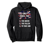 I Only Kneel For The Queen The Fallen To Take Aim Pullover Hoodie