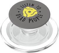 I Only Listen To Dead People Vinyl Record PopSockets PopGrip for MagSafe