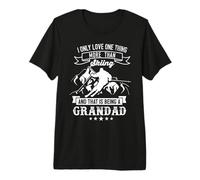 I only Love one Thing More Than Skiing Grandad Ski Gift Premium T-Shirt