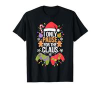 I Only Pause for The Claus Christmas Gingerbread Controller T-Shirt