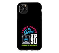 I Only Pause My Game To 3D Print Stuff Gamer Case for iPhone 11 Pro Max