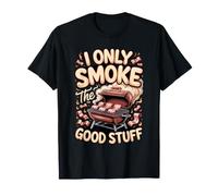 I Only Smoke the Good Stuff BBQ Bacon Smoker Pun T-Shirt